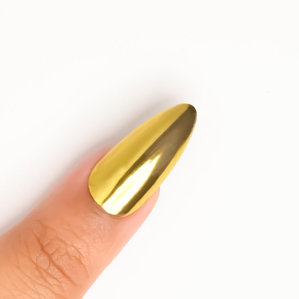 Sun Metal Chrome Powder | CR - 008 - Calyx Nails India