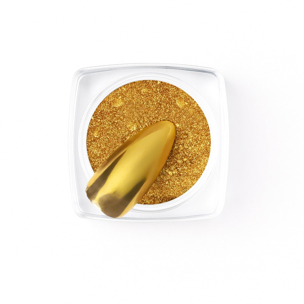 Sun Metal Chrome Powder | CR - 008 - Calyx Nails India