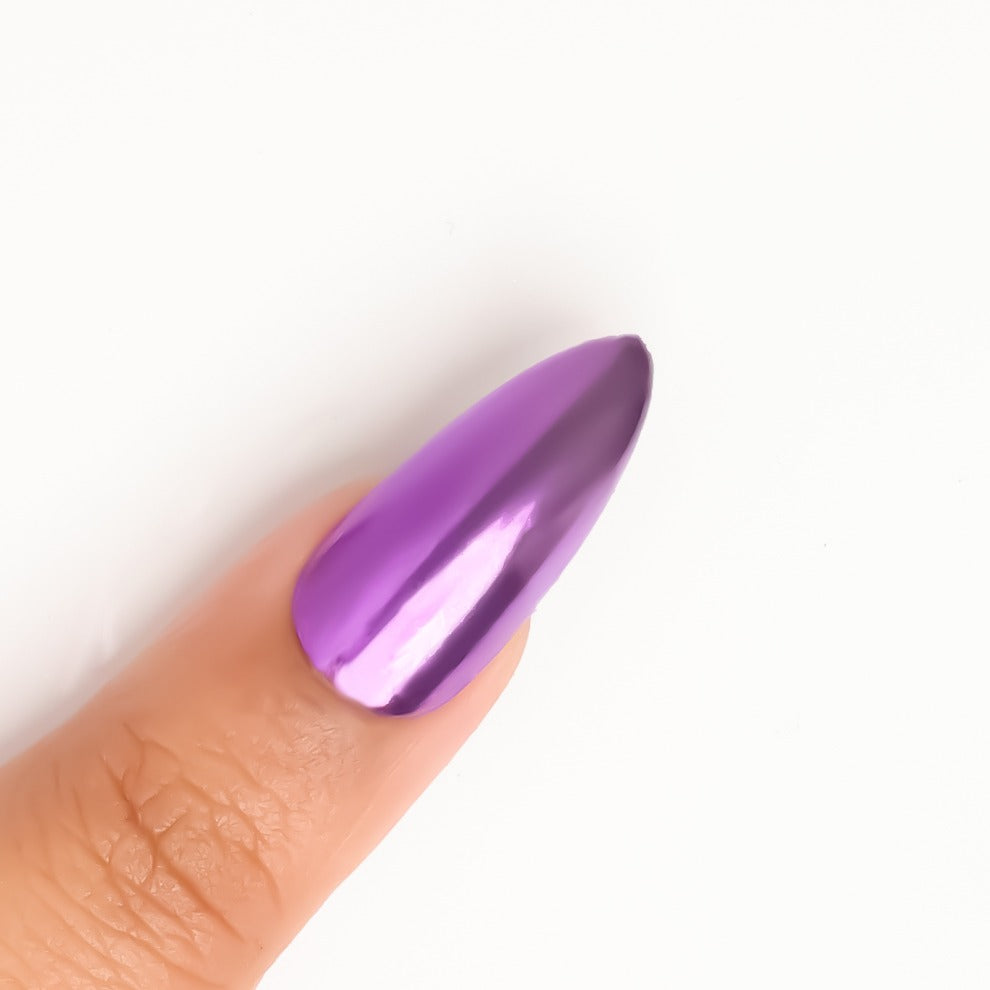 Violet Venom Chrome Powder | CR - 004 - Calyx Nails India