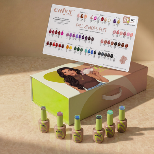 60 Shades Fall Edit Gel Polish Kit - Calyx Nails India