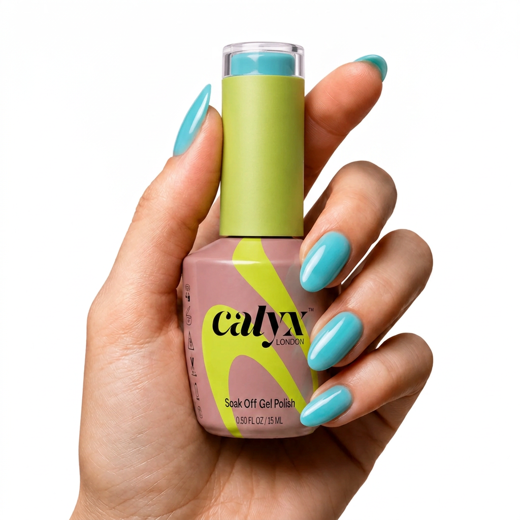 Neon Blue Gel Polish | 102 | 15ml - Calyx Nails India
