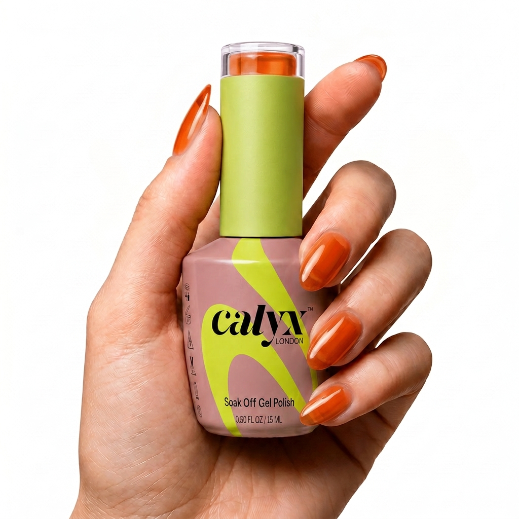 Persimmon Jelly Gel Polish | 196 | 15ml - Calyx Nails India