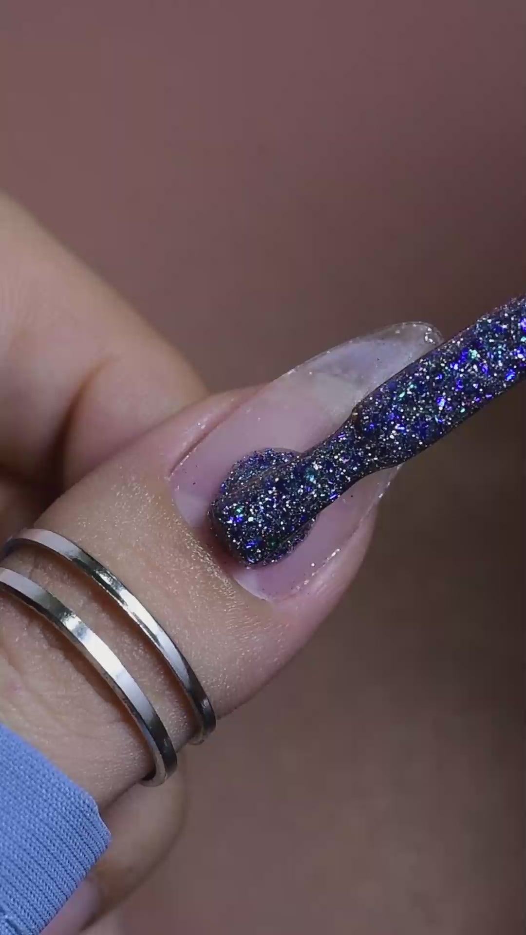 Calyx gel nail polish nail art tutorial preview for salon manicure