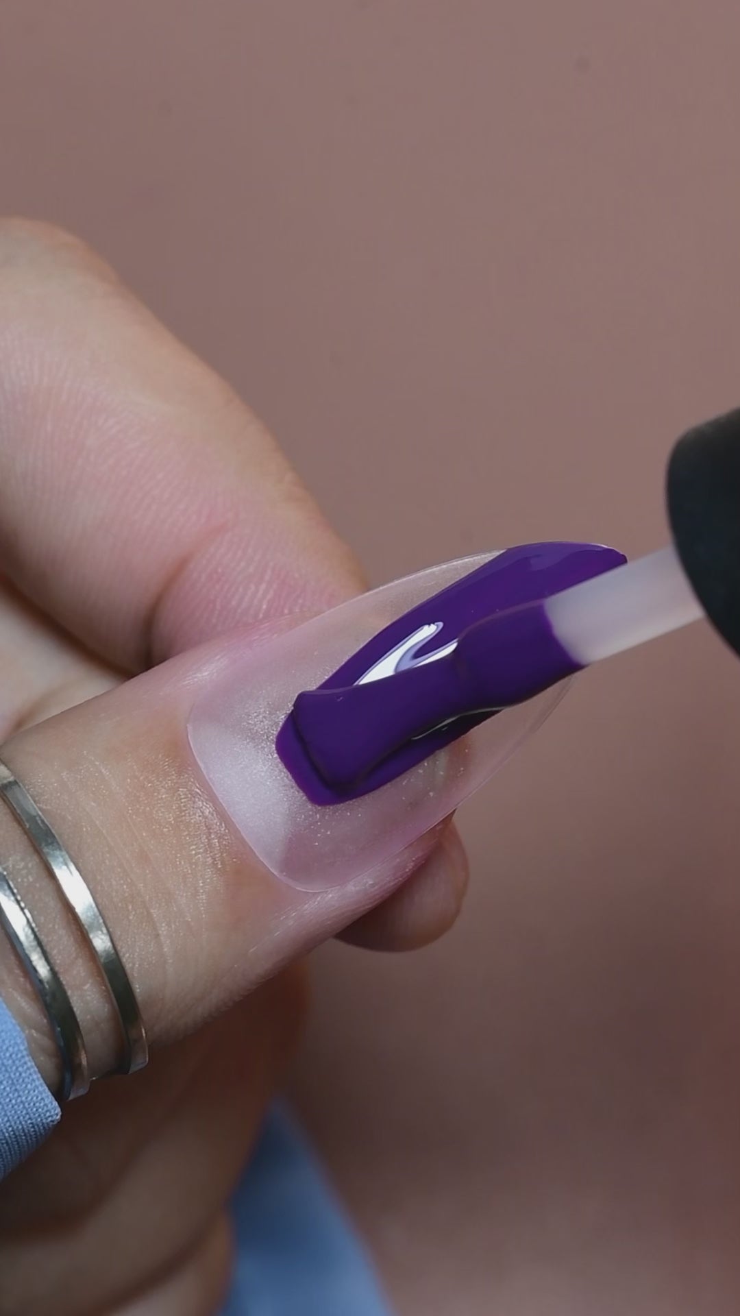 Purple Noir Gel Polish | 144 | 15ml - Calyx Nails India