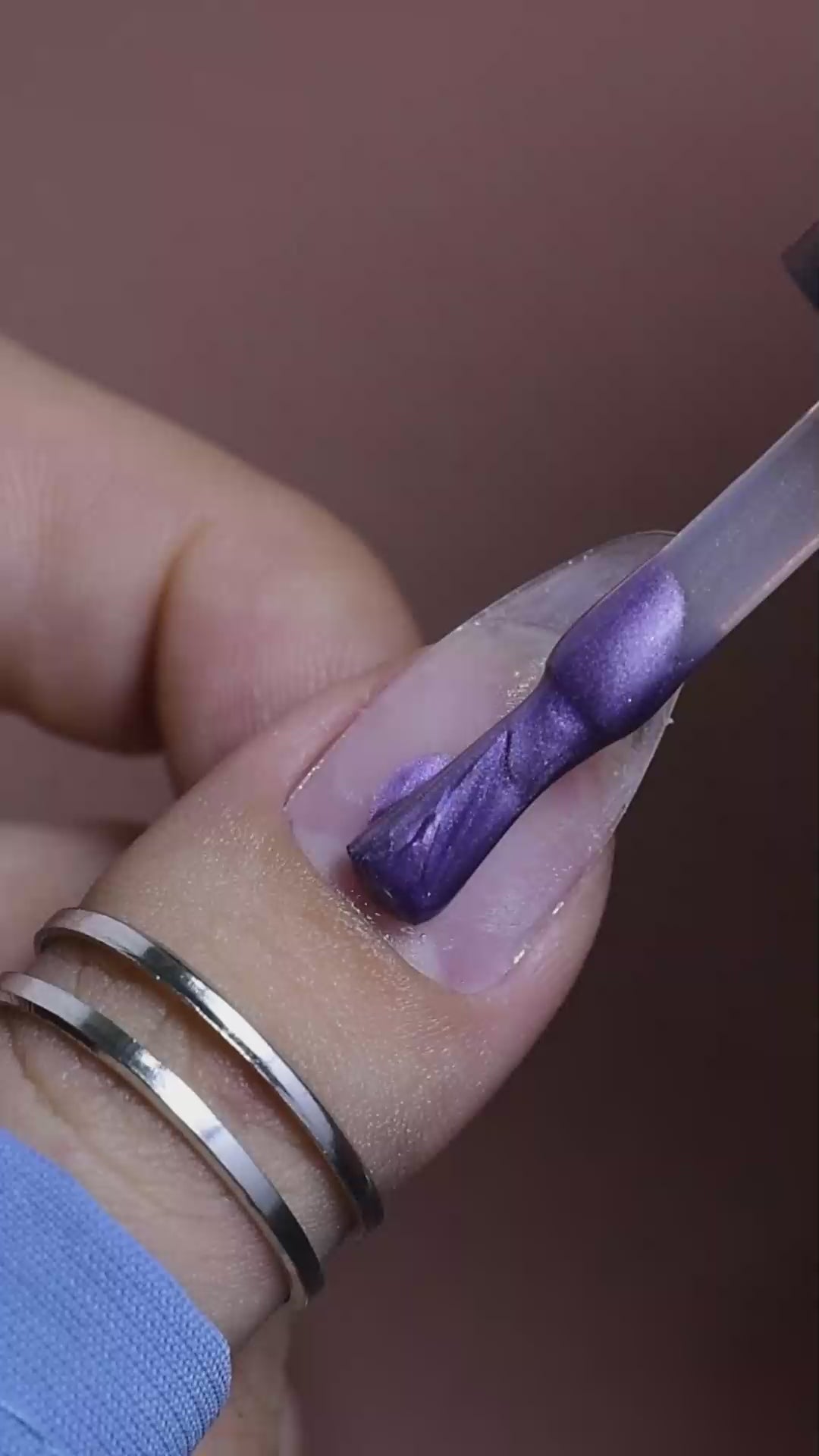 Calyx gel nail polish nail art tutorial preview for glossy manicure