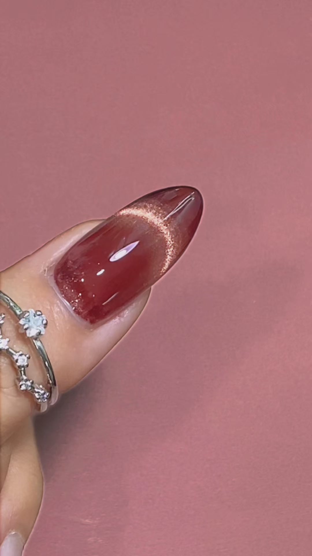 Risky Text Glow Shift Cat Eye Gel Polish | 229 | 15ml - Calyx Nails India