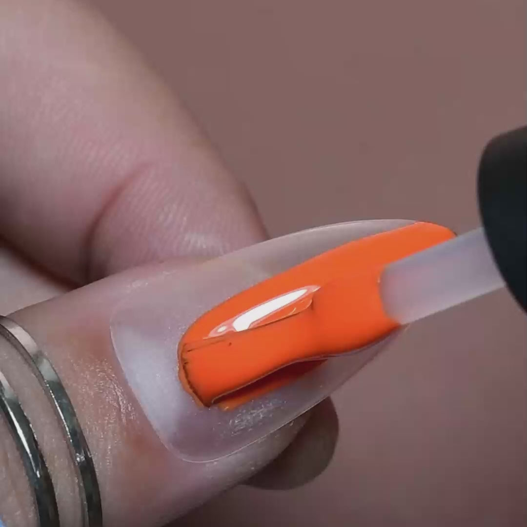 Orange Candy Gel Polish | 122 | 15ml - Calyx Nails India