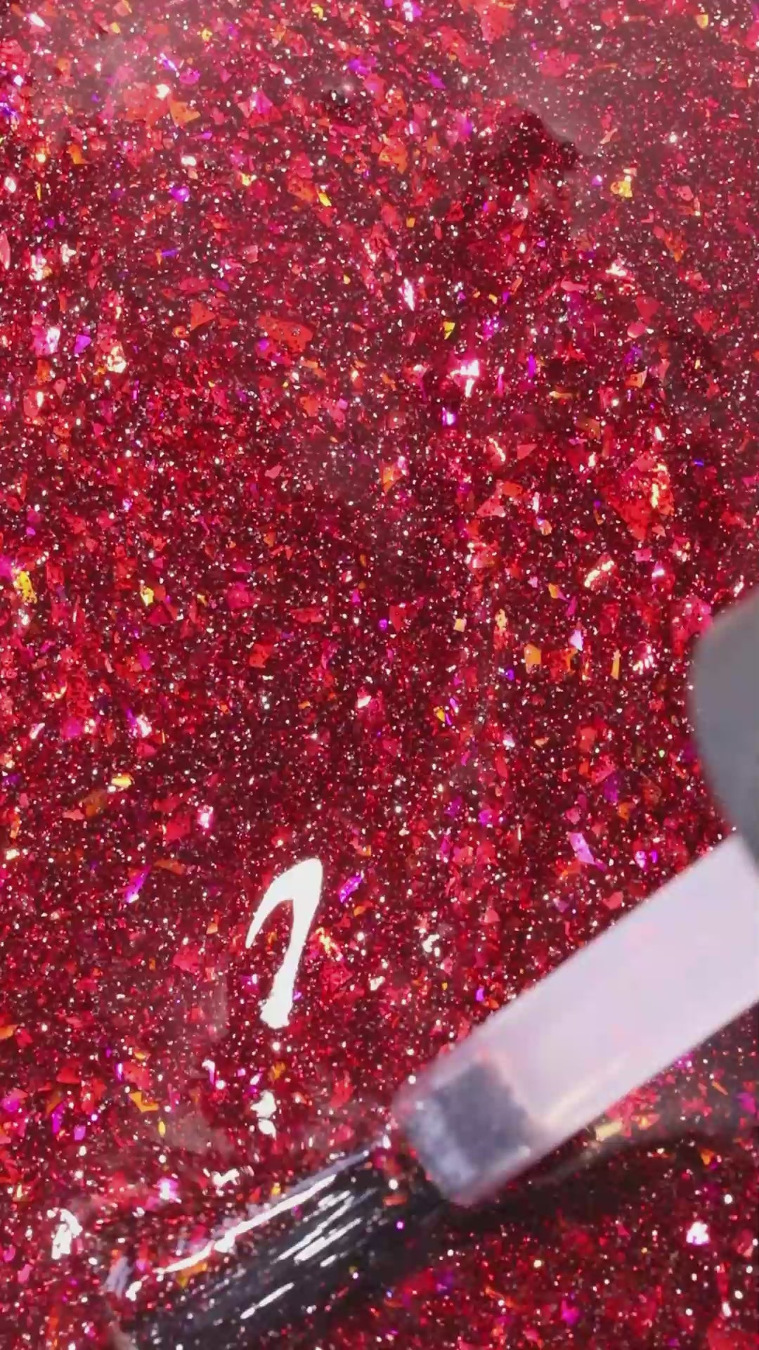 Scarlet Confetti Gel Polish | 178 | 15ml - Calyx Nails India