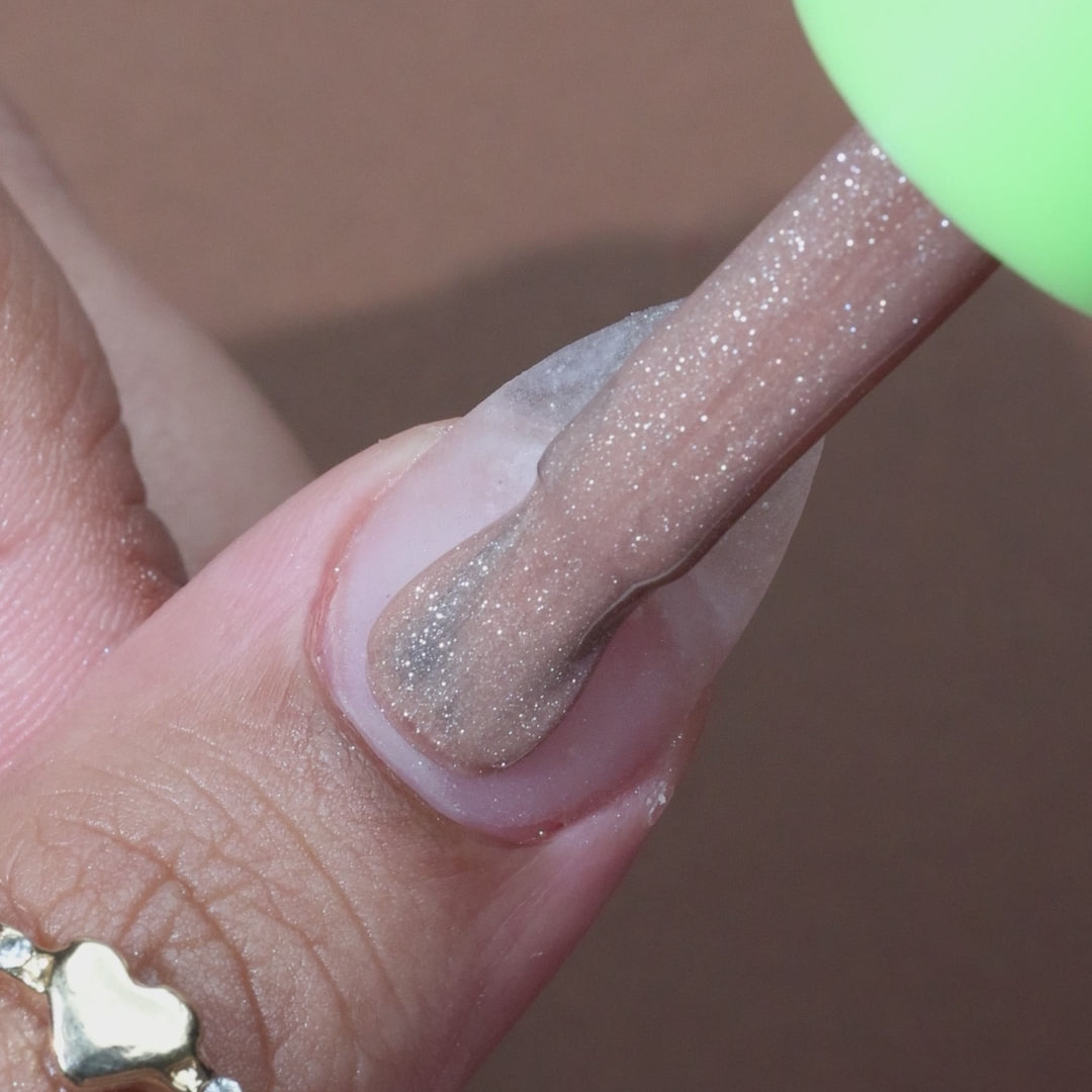 Velvet Sand Starfall Cat-Eye Gel Polish | 213 | 15ml - Calyx Nails India