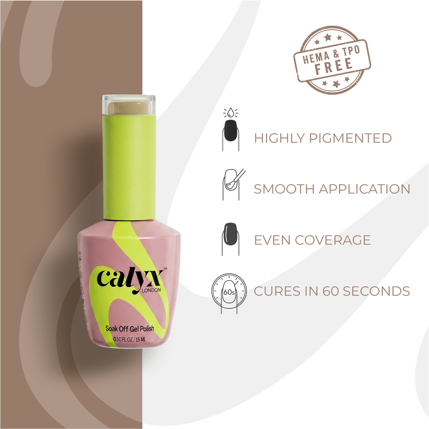 Vanilla Silk Gel Polish | 125 | 15ml - Calyx Nails India