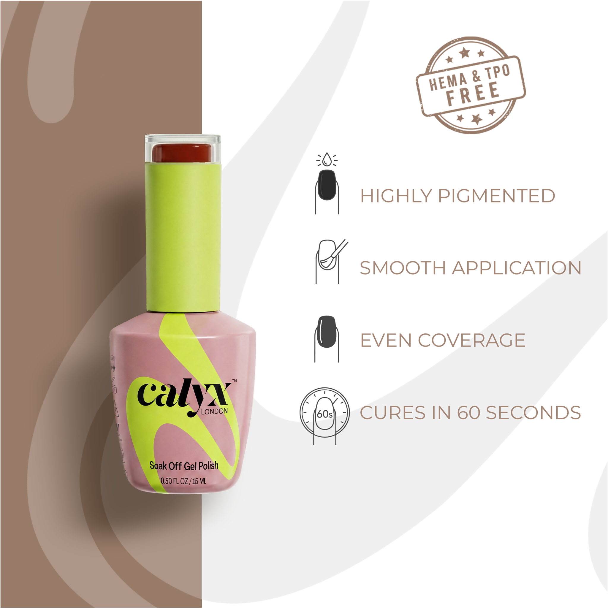 Wine Gel Polish | 065 | 15ml - Calyx Nails India