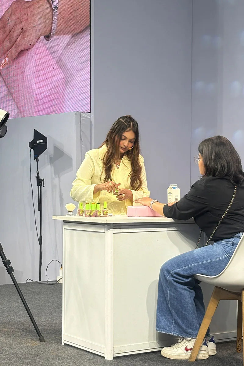 Calyx nail products showcase event