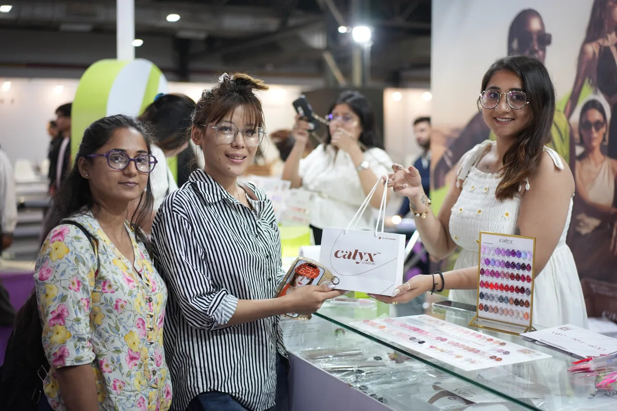 Calyx Nails exhibition - gel polish and tools
