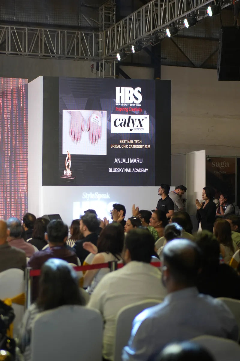 Calyx Nails gel and acrylic event booth