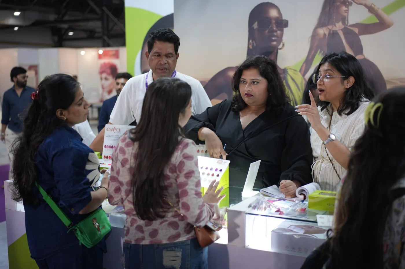 Calyx professional nail products showcase